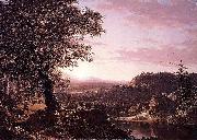 Frederic Edwin Church July Sunset, Berkshire County, Massachusetts painting